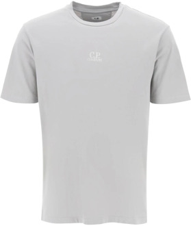 C.P. Company T-Shirts C.p. Company , Gray , Heren - L,M,S