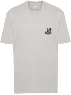 C.P. Company T-Shirts C.p. Company , Gray , Heren - Xl,L,M,S