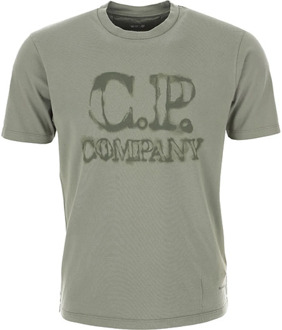 C.P. Company T-Shirts C.p. Company , Green , Heren - 2Xl,S