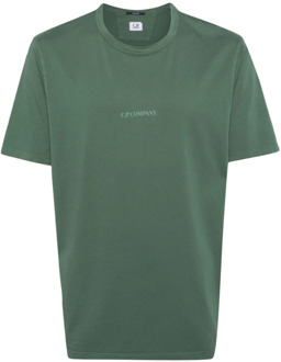 C.P. Company T-Shirts C.p. Company , Green , Heren - M,S