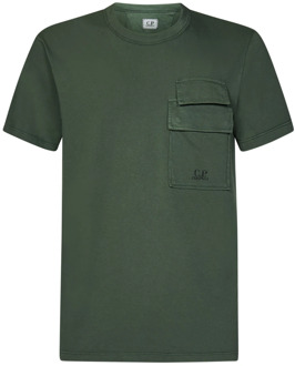 C.P. Company T-Shirts C.p. Company , Green , Heren - S