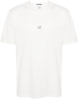 C.P. Company T-Shirts C.p. Company , White , Heren - L,S