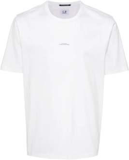 C.P. Company T-Shirts C.p. Company , White , Heren - Xl,L,M,S