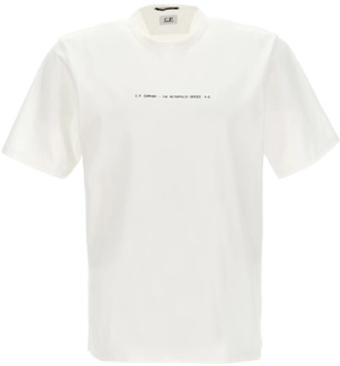 C.P. Company T-Shirts C.p. Company , White , Heren - Xl,S