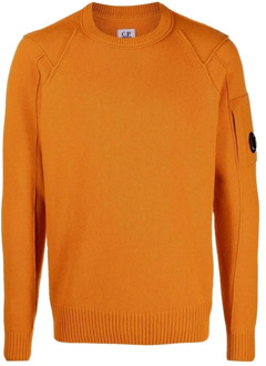 C.P. Company Trainingsshirt, Oversize Sweatshirt, Model Dc081 C.p. Company , Orange , Heren - Xl,M