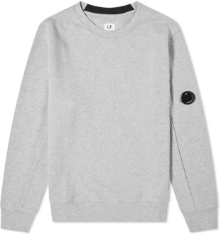 C.P. Company Verhoogde Fleece Sweatshirt C.p. Company , Gray , Heren - Xl,L