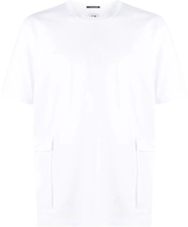 C.P. Company Witte T-shirt uit de Metropolis Series collectie C.p. Company , White , Heren - 2Xl,Xl,M,S