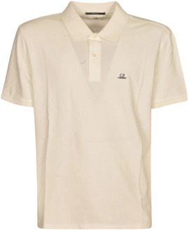 C.P. Company Witte T-shirts en Polos Collectie C.p. Company , White , Heren - 2Xl,Xl,L,M