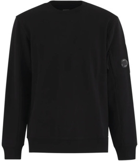 C.P. Company Zwarte Diagonale Raised Sweater C.p. Company , Black , Heren - Xl,L,M