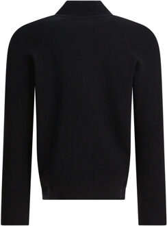 C.P. Company Zwarte Polyester Breiwerk - M