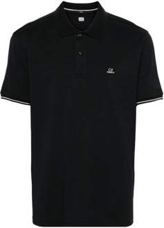 C.P. Company Zwarte T-shirts en Polos C.p. Company , Black , Heren - L,M
