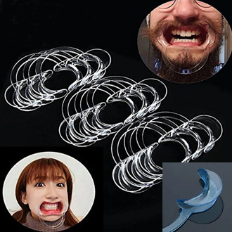 C Shape Mouth Opener Mouth Gag Dental Tools Cheek Retractor Mouth Spreader Lip Oral Clean Opener Dentist Materials
