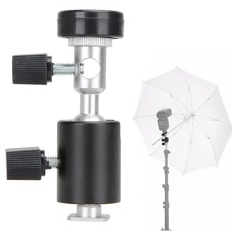 C-Type Led Light Lamp Flash Houder Beugel Voor Fotografie Video Camcorder Dv Dslr Camera Statief Ball Head Clamp clip Clincher