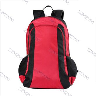 C1338 47L Vouwen Kruk Rugzak Mode Vouwen Vissen Stoel Rugzak Leisure Sport Outdoor Bergbeklimmen Wandelen Rugzak rood