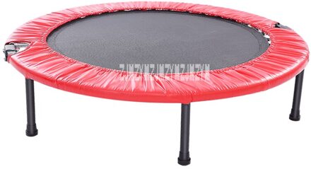 C157 40 Inch Trampoline Kinderen Springen Bed Home Gym Vouwen Bounce Bed Fitnessapparatuur Dames Afvallen Been Afslanken rood