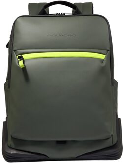 C2OW Laptop Backpack 15,6" green backpack Groen - H 43 x B 34 x D 16