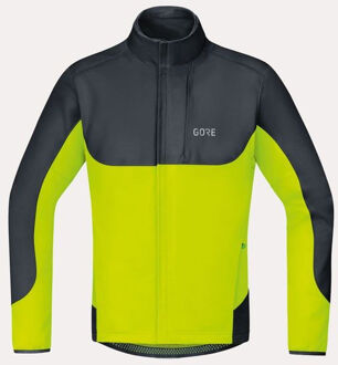 C5 Windstopper Thermo Trail Jacket - Jassen Black/Neon Yellow - S