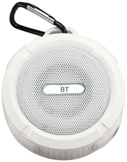 C6 Mini Draadloze Bt 5.0 Speaker IP65 Outdoor Waterdichte Draagbare Klankkast Handsfree Met Microfoon Usb Oplaadbare wit