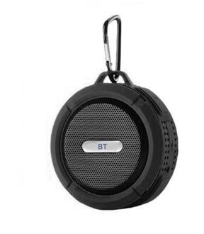 C6 Mini Draadloze Bt 5.0 Speaker IP65 Outdoor Waterdichte Draagbare Klankkast Handsfree Met Microfoon Usb Oplaadbare zwart