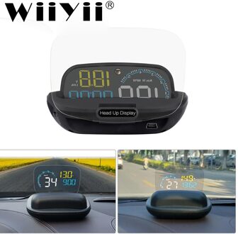 C600 Spiegel Hud OBD2 Head Up Display Auto Auto Overspeed Alarm Rijden Computer Auto Voorruit Snelheid Projector Auto Elektronica