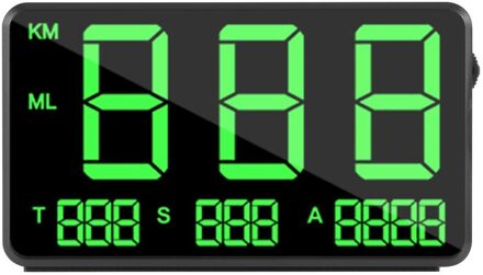 C80 C90 C60S Digitale Gps Snelheidsmeter Auto Hud Head Up Display Km/H Mph Speed Display Snelheidsoverschrijding Alarm systeem Universele Voor Auto