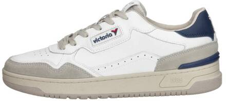 C80 Sneakers Heren wit - beige - navy - 41