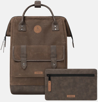 Cabaia Adventurer laptoprugzak L 15 inch SOYO Donkerbruin