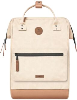 Cabaia Adventurer Nubuck laptoprugzak L 15 inch andenne Ecru