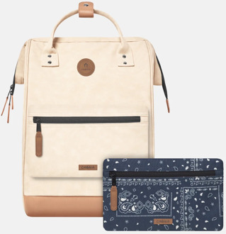 Cabaia Adventurer Nubuck laptoprugzak L 15 inch andenne Ecru