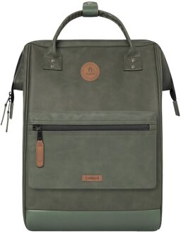 Cabaia Adventurer Nubuck laptoprugzak L 15 inch busan Groen