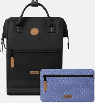 Cabaia Adventurer rugzak L 15 inch berlin Zwart