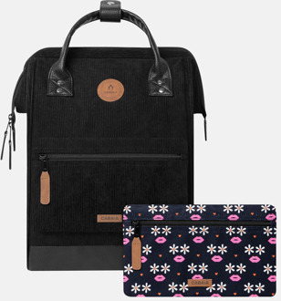 Cabaia Adventurer rugzak M 13 inch brighton Zwart