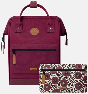 Cabaia Adventurer rugzak M 13 inch nice Donker rood