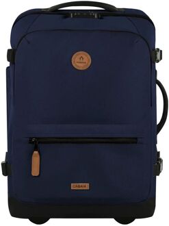 Cabaia Soft Suitcase handbagage koffer 55 cm reykjavik Blauw