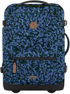 Cabaia Soft Suitcase S askim zachte koffer pilotenkoffer Blauw - H 55 x B 35 x D 25 cm