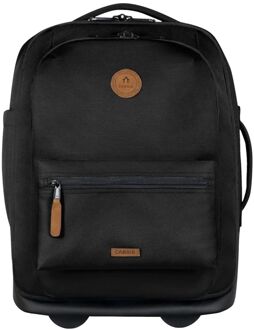 Cabaia Traveler 2W XS berlin weekendtas handbagage Zwart - H 45 x B 32 x D 18.5 cm
