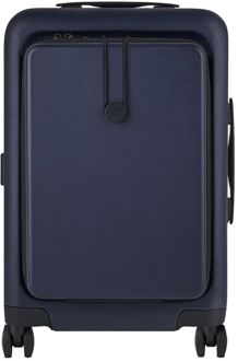 Cabaia Traveler Trolley S cdg Harde Koffer Blauw - H 55 x B 35 x D 25