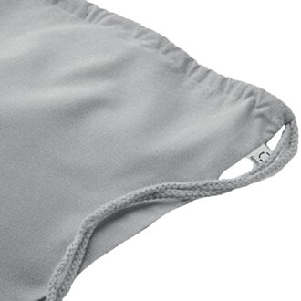 Cabetri kleurrijk gerecycled katoenen koordzakje - maat One size Grijs