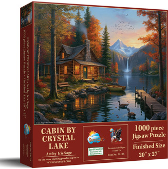 Cabin by Crystal Lake Puzzel (1000 stukjes)