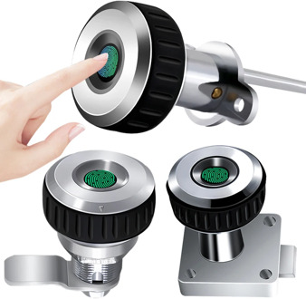 Cabinet Fingerprint Lock Drawer Lock 20 Fingerprints Smart Padlock Wireless Door Lock Built-in Metal Smart Lock