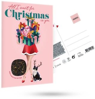 Cabinet of curiositeas - all i want for christmas is you thee wenskaart