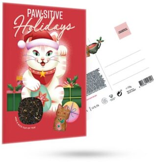 Cabinet of curiositeas - pawsitive xmas vibes thee wenskaart