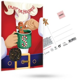 Cabinet of curiositeas - santeaclaus thee wenskaart