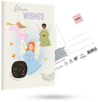 Cabinet of curiositeas - warm wishes angels thee wenskaart