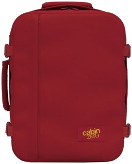 Cabinzero Classic 28L Ultra Light Cabin Bag ketchup weekendtas handbagage Rood - H 39 x B 29.5 x D 20 cm