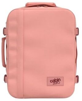 Cabinzero Classic 28L Ultra Light Cabin Bag macaroon pink weekendtas handbagage Roze - H 39 x B 29.5 x D 20 cm