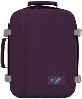 Cabinzero Classic 28L Ultra Light Cabin Bag midnight purple weekendtas handbagage Paars - H 39 x B 29.5 x D 20 cm