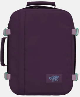 Cabinzero Classic 28L Ultra Light Cabin Bag midnight purple weekendtas handbagage Paars - H 39 x B 29.5 x D 20 cm