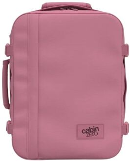Cabinzero Classic 28L Ultra Light Cabin Bag rosa rosa weekendtas handbagage Roze - H 39 x B 29.5 x D 20 cm