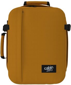 Cabinzero Classic 28L Ultra Light Cabin Bag Tech orange chill Weekendtas Oranje - H 39 x B 29.5 x D 20